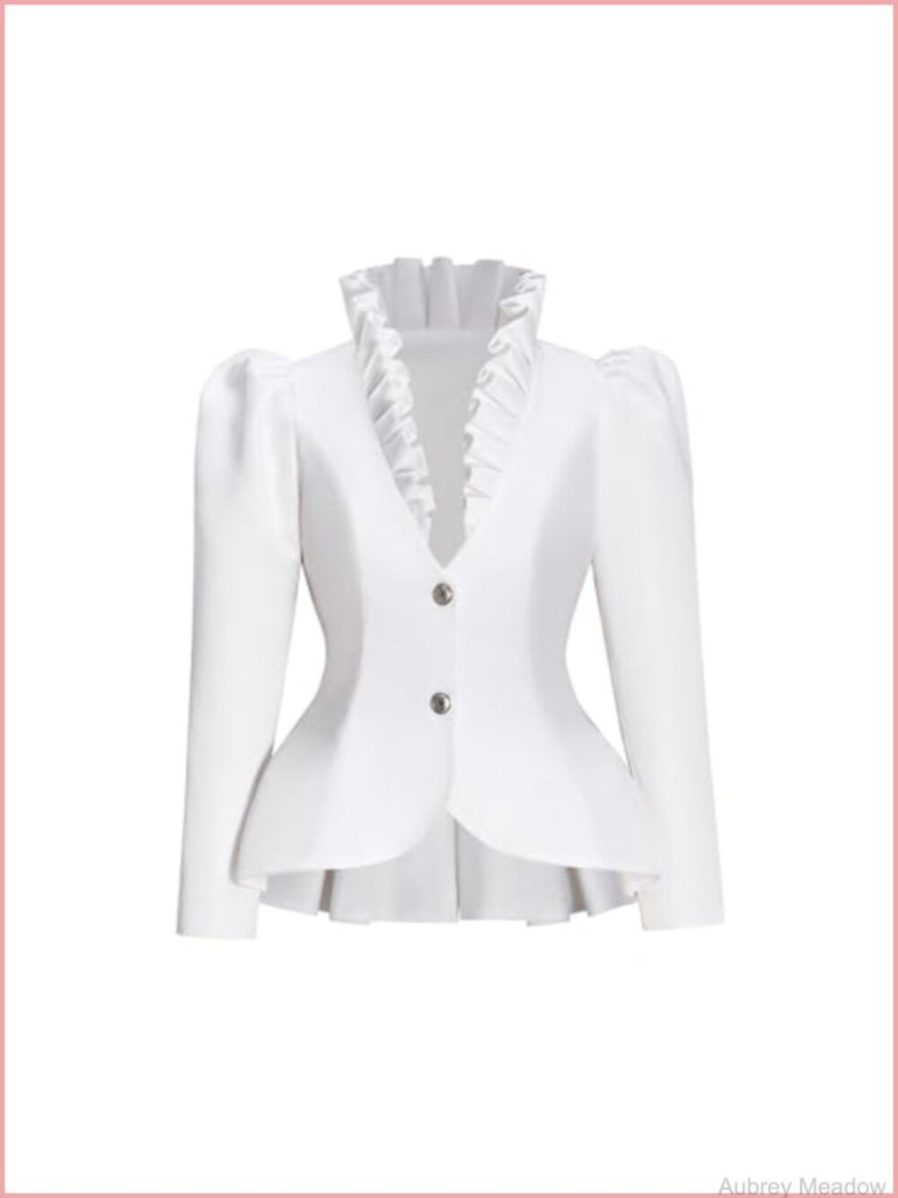Steampunk Gothic Victorian Blazer Jacket Polyester Costume